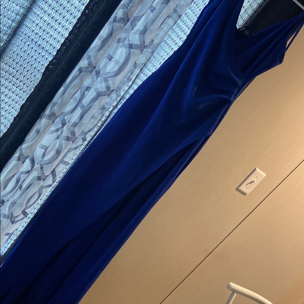 Sophisticated Royal Blue Maxi Dress